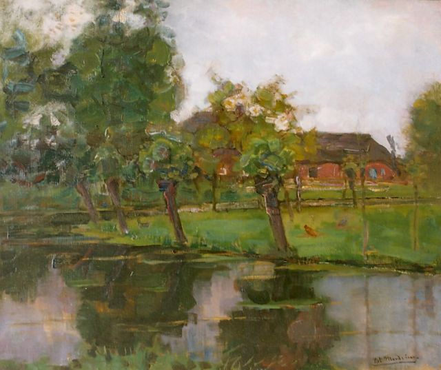Piet Mondriaan | Boerderij aan het Gein, olieverf op doek, 62,0 x 74,5 cm, gesigneerd r.o. en ca 1903