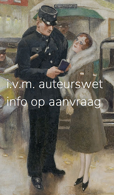 Otto van Rees | Adya bordurend aan rode broderie, olieverf op doek, 65,2 x 54,0 cm, gesigneerd r.o. en gedateerd 1910