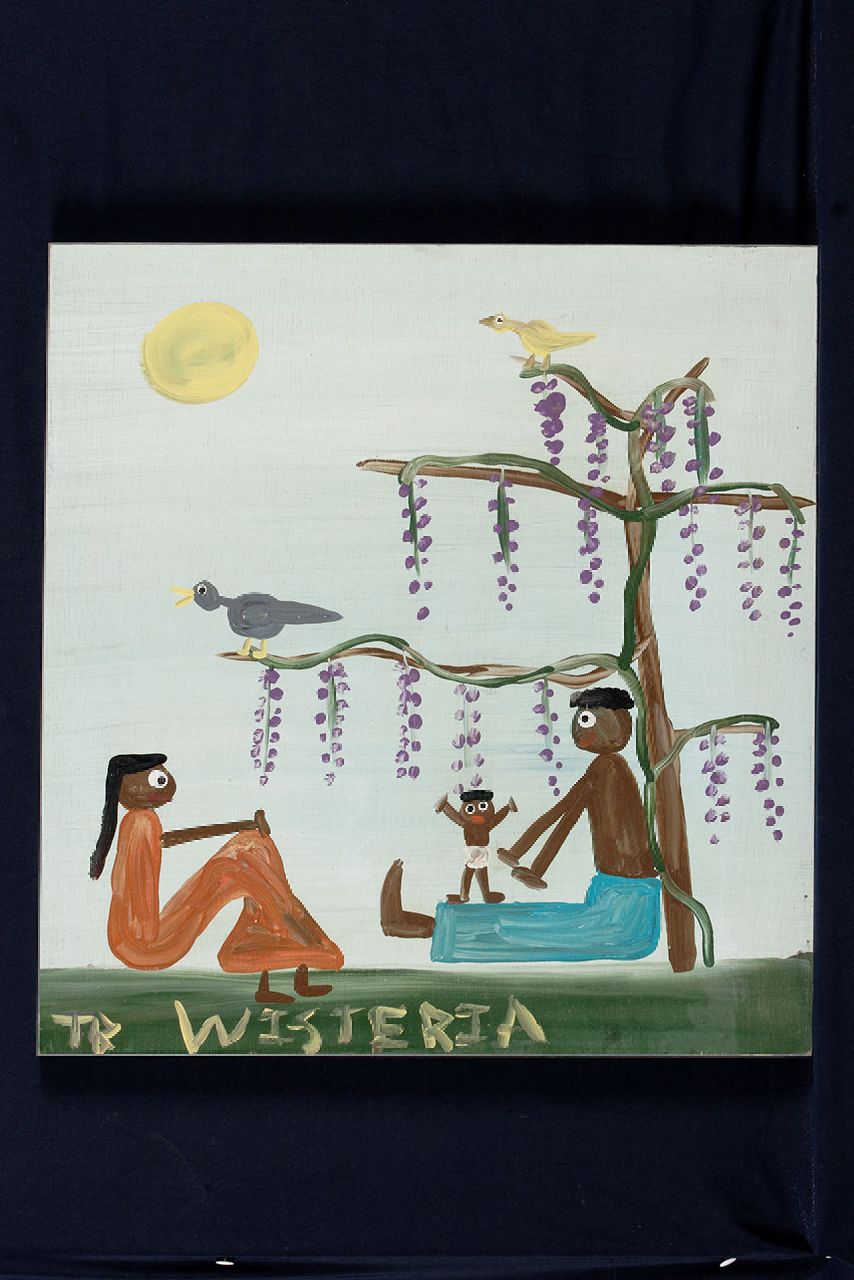 Brown T.  | Timothy 'Tim' Brown, Wisteria, acryl op paneel 43,0 x 41,0 cm, gesigneerd linksonder met initialen