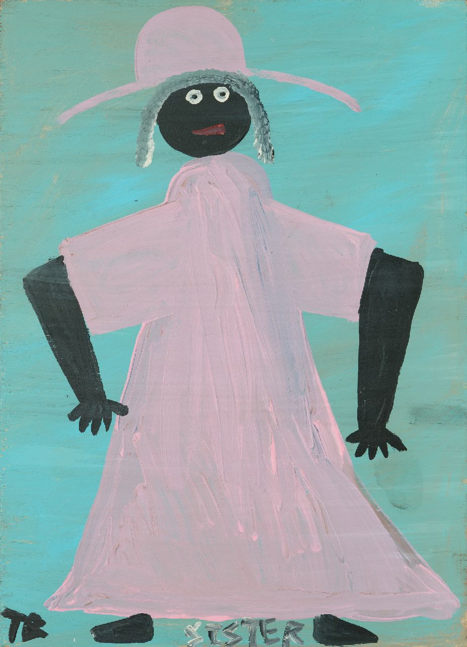 Brown T.  | Timothy 'Tim' Brown | Paintings offered for sale | Sister, oil on panel 60.7 x 43.5 cm, signed l.l. with initials