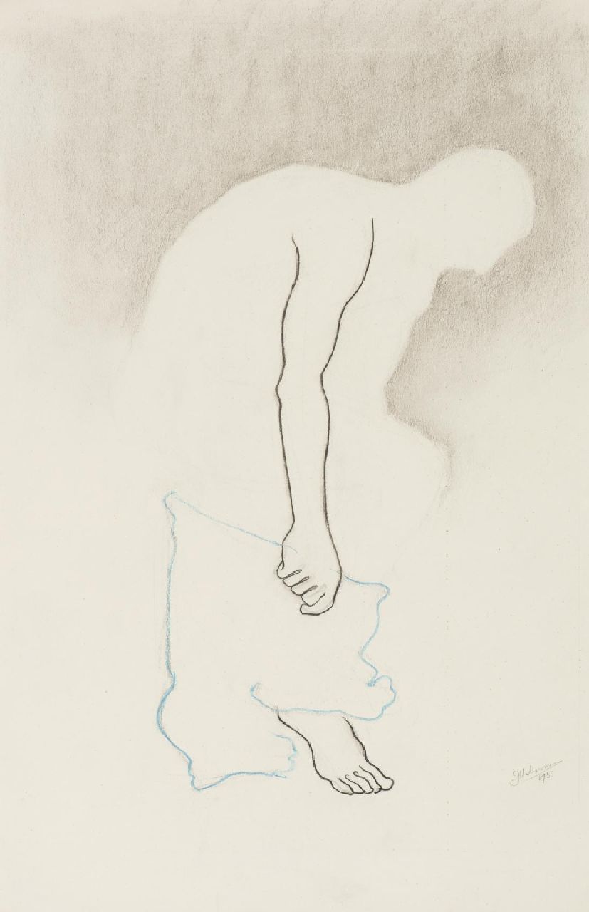 Joop Moesman | Zonder titel, houtskool en krijt op papier, 54,5 x 35,5 cm, gesigneerd r.o. en gedateerd 1931 Joop Moesman | Zonder titel, houtskool en krijt op papier, 54,5 x 35,5 cm, gesigneerd r.o. en gedateerd 1931