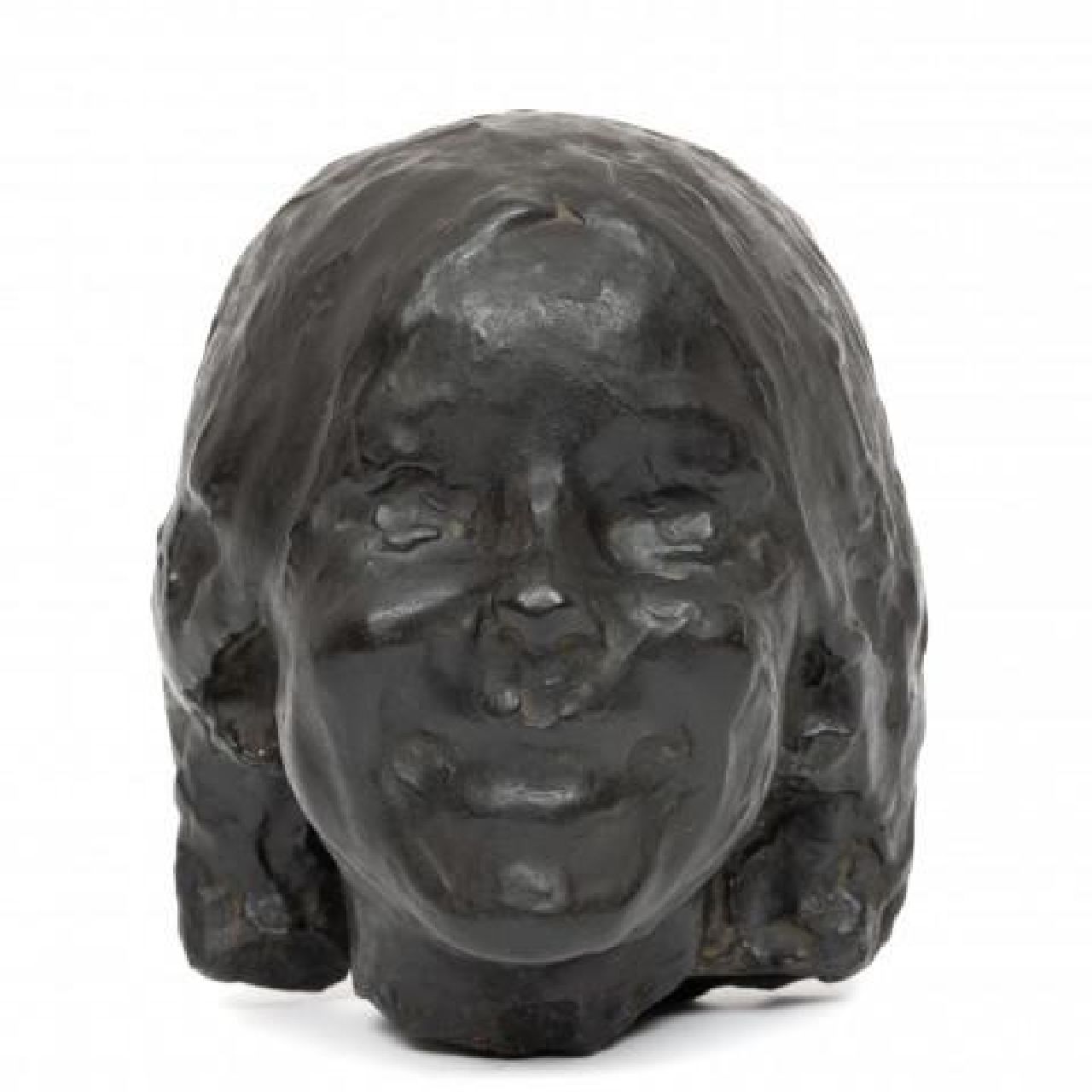 Wouters R.  | Rik Wouters | Beelden en objecten te koop aangeboden | La petite rieuse, brons 21,5 cm, te dateren 1907