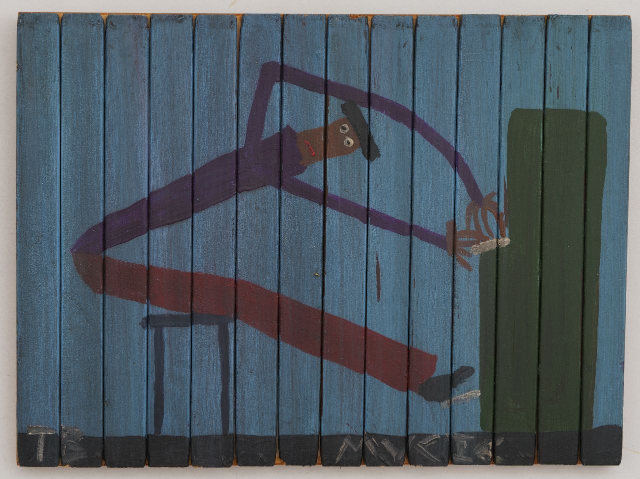 Brown T.  | Timothy 'Tim' Brown | Schilderijen te koop aangeboden | De pianist, olieverf op hout 32,9 x 44,3 cm, gesigneerd linksonder en verso met monogram