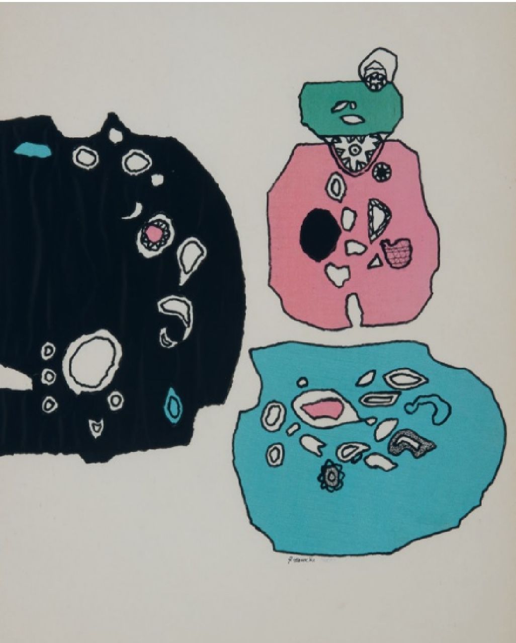 Elk G.P. van | Gerard Pieter van Elk | Aquarellen en tekeningen te koop aangeboden | Het, aquarel op papier 65,0 x 49,5 cm, gesigneerd middenonder en gedateerd ' 62