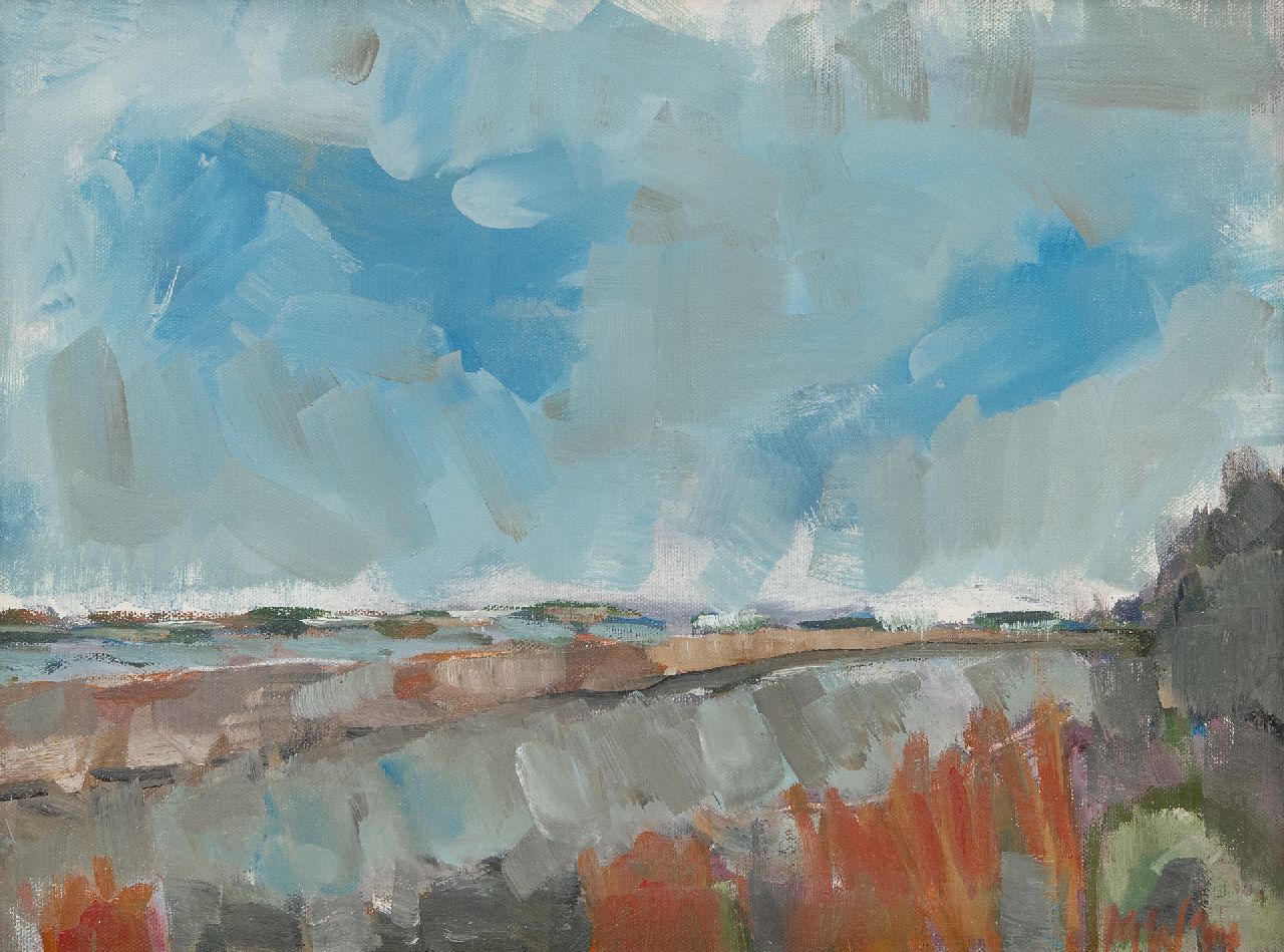 Wolters-Schweitzer M. | Milène Wolters-Schweitzer | Schilderijen te koop aangeboden | Landschap, olieverf op doek 29,9 x 40,0 cm, gesigneerd rechtsonder met initialen en op spieraam voluit en op spieraam gedateerd 2014 Wolters-Schweitzer M. | Milène Wolters-Schweitzer | Schilderijen te koop aangeboden | Landschap, olieverf op doek 29,9 x 40,0 cm, gesigneerd rechtsonder met initialen en op spieraam voluit en op spieraam gedateerd 2014