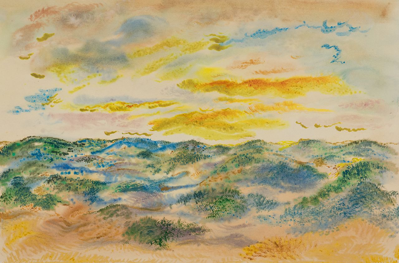 George Grosz | Cape Cod, aquarel op papier, 36,0 x 52,5 cm George Grosz | Cape Cod, aquarel op papier, 36,0 x 52,5 cm