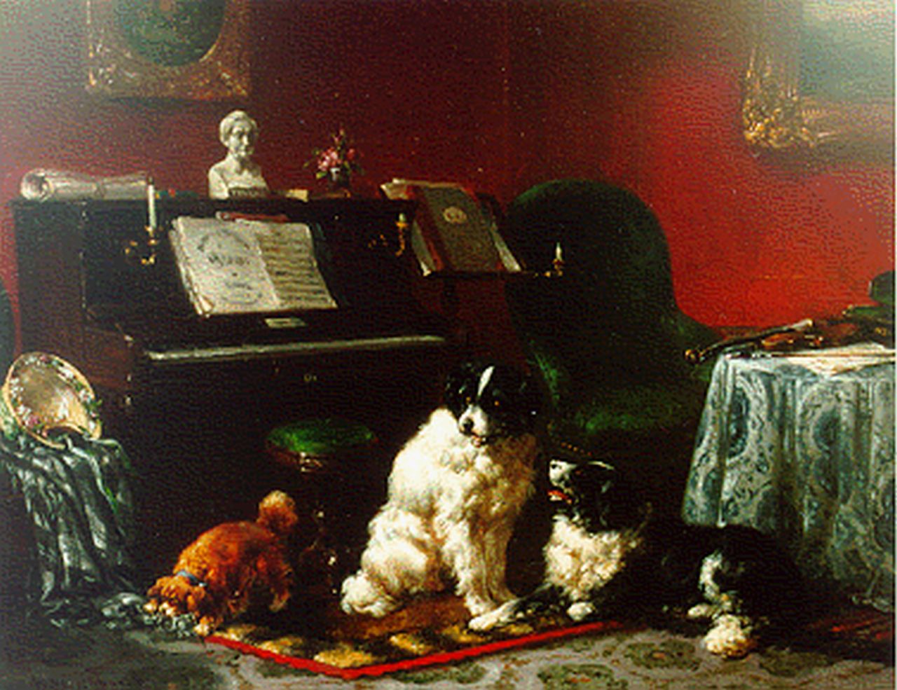 Verschuur W.  | Wouterus Verschuur, Piece of music, oil on panel 19.5 x 24.8 cm, signed l.l.