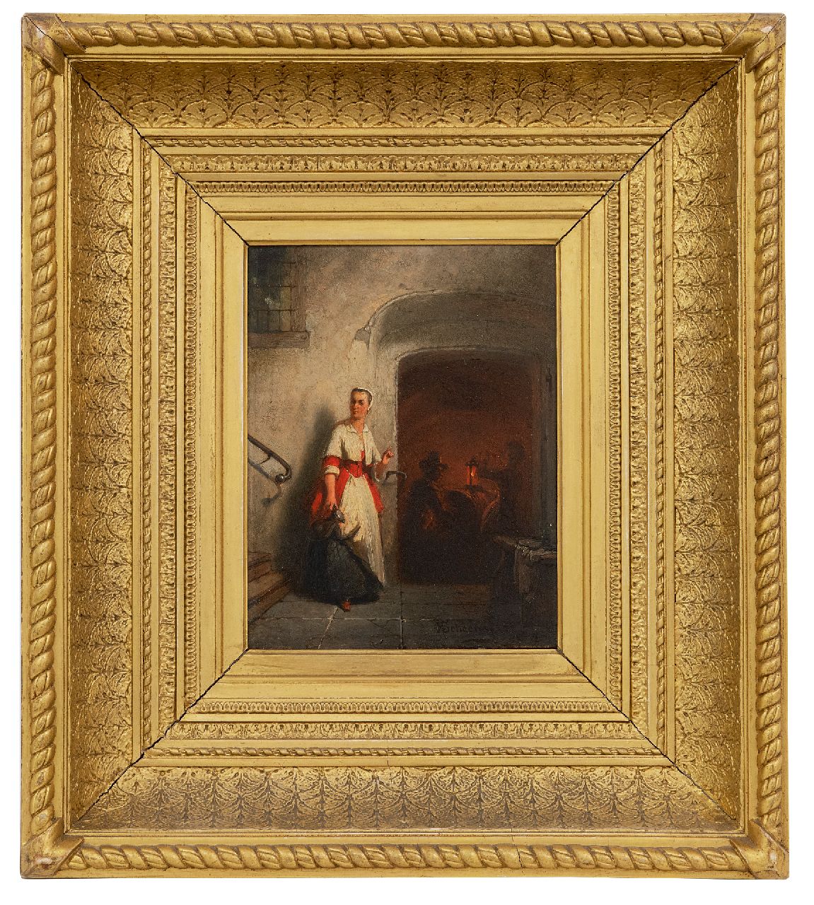 Scheeres H.J.  | Hendricus Johannes Scheeres | Schilderijen te koop aangeboden | In de wijnkelder, olieverf op paneel 19,0 x 14,7 cm, gesigneerd rechtsonder en gedateerd 1857
