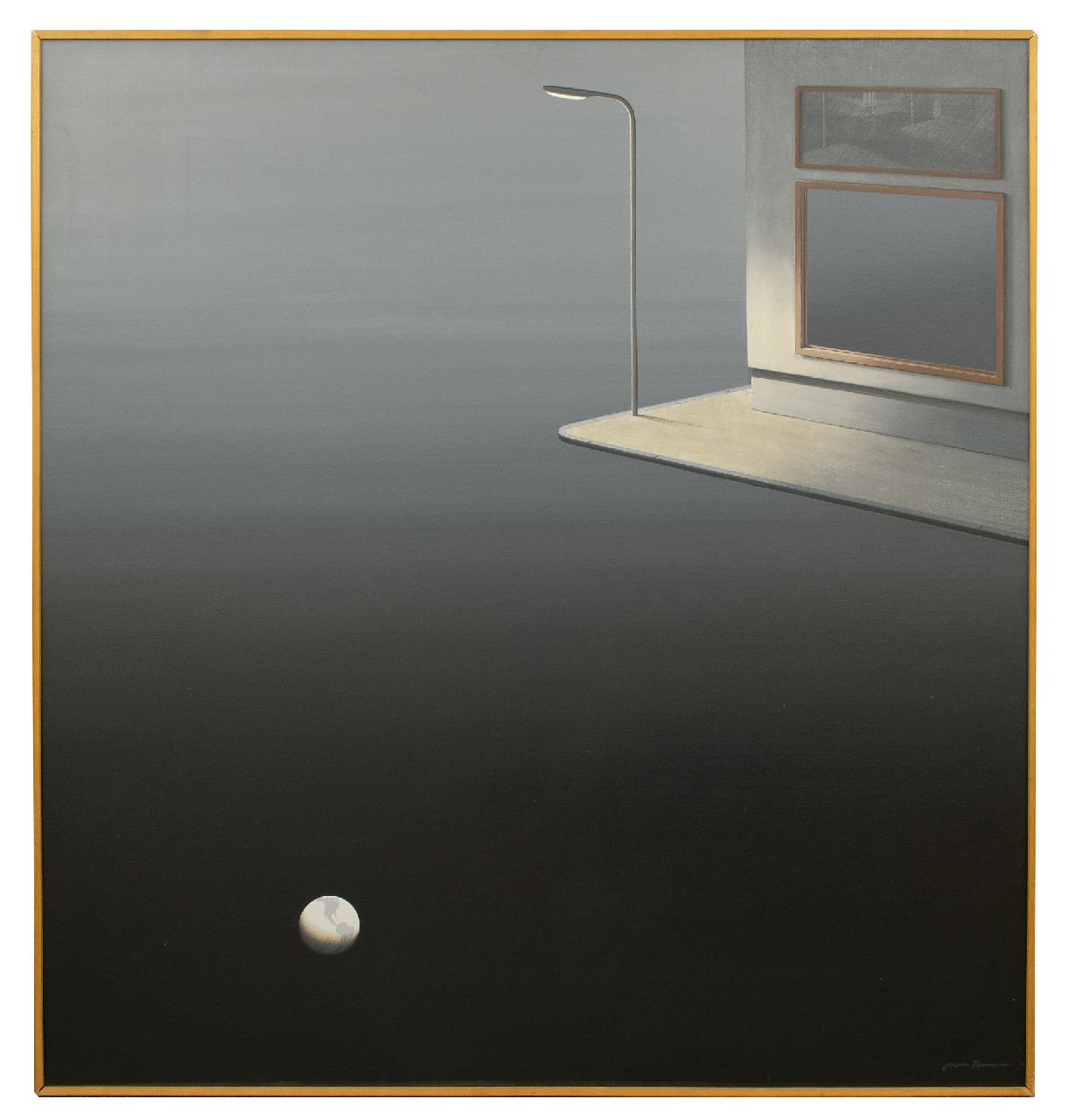 Henneman J.  | Jeroen Henneman, Nacht, acryl op doek 140,4 x 132,8 cm, gesigneerd rechtsonder en gedateerd sept. '76