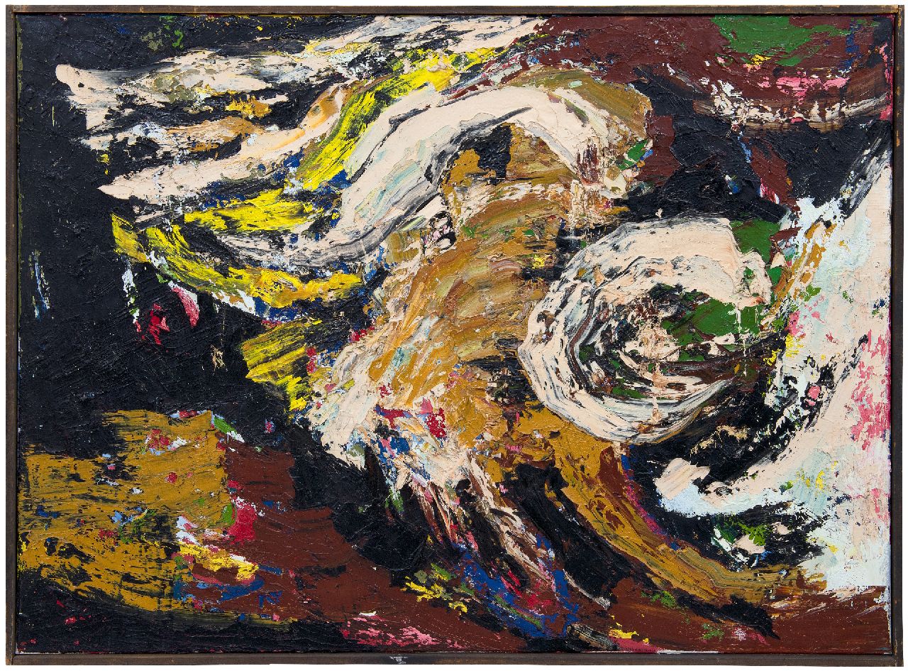 Hunziker F.  | Frieda Hunziker | Schilderijen te koop aangeboden | Image, olieverf op doek 75,0 x 100,0 cm, gesigneerd op spieraam en te dateren 1962