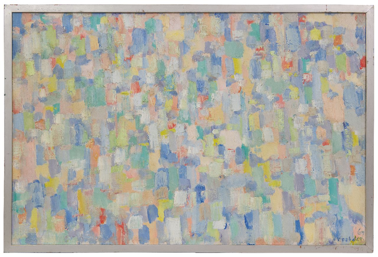 Polder R.C.G.  | Rudolph Christiaan Gerrit 'Rudi' Polder | Schilderijen te koop aangeboden | Untitled, olieverf op doek 60,9 x 92,0 cm, gesigneerd rechtsonder en gedateerd '67