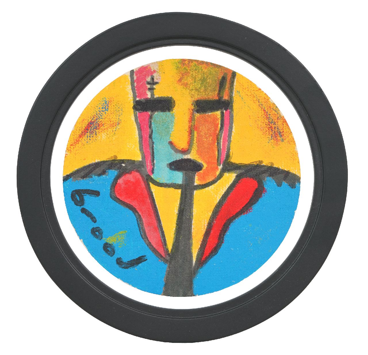 Brood H.  | Herman Brood |  te koop aangeboden | Bierviltje (27727), gesigneerd linksonder