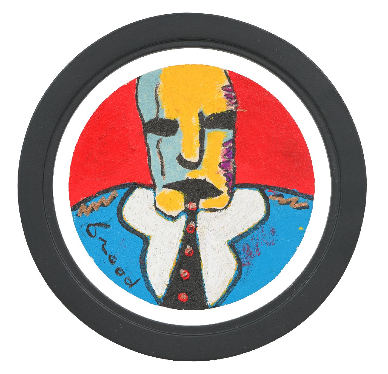 Brood H.  | Herman Brood |  te koop aangeboden | Bierviltje (27728), gesigneerd linksonder