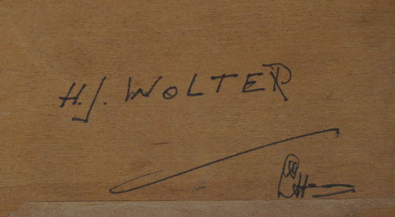 Hendrik Jan Wolter signaturen Galoppatoio, Villa Borghese, Rome