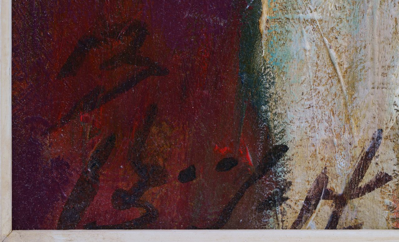 Bram Bogart signaturen Zittend naakt i.o.