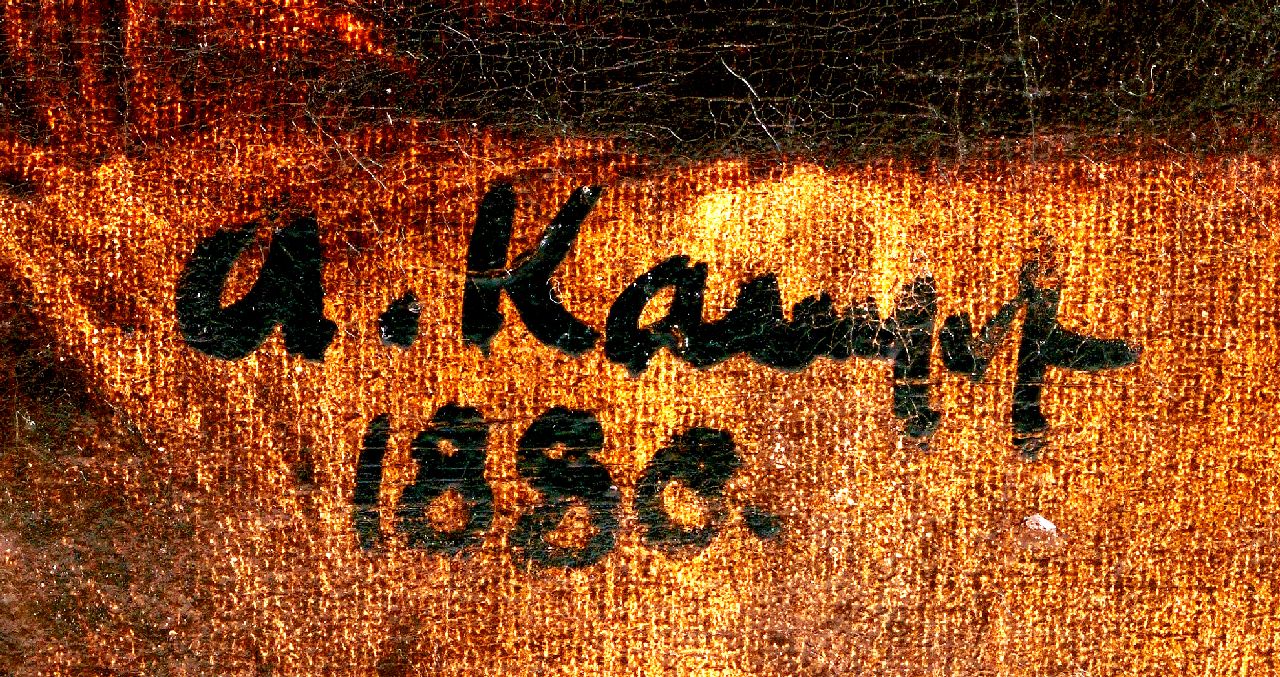 Arthur Kampf signatures At the choir