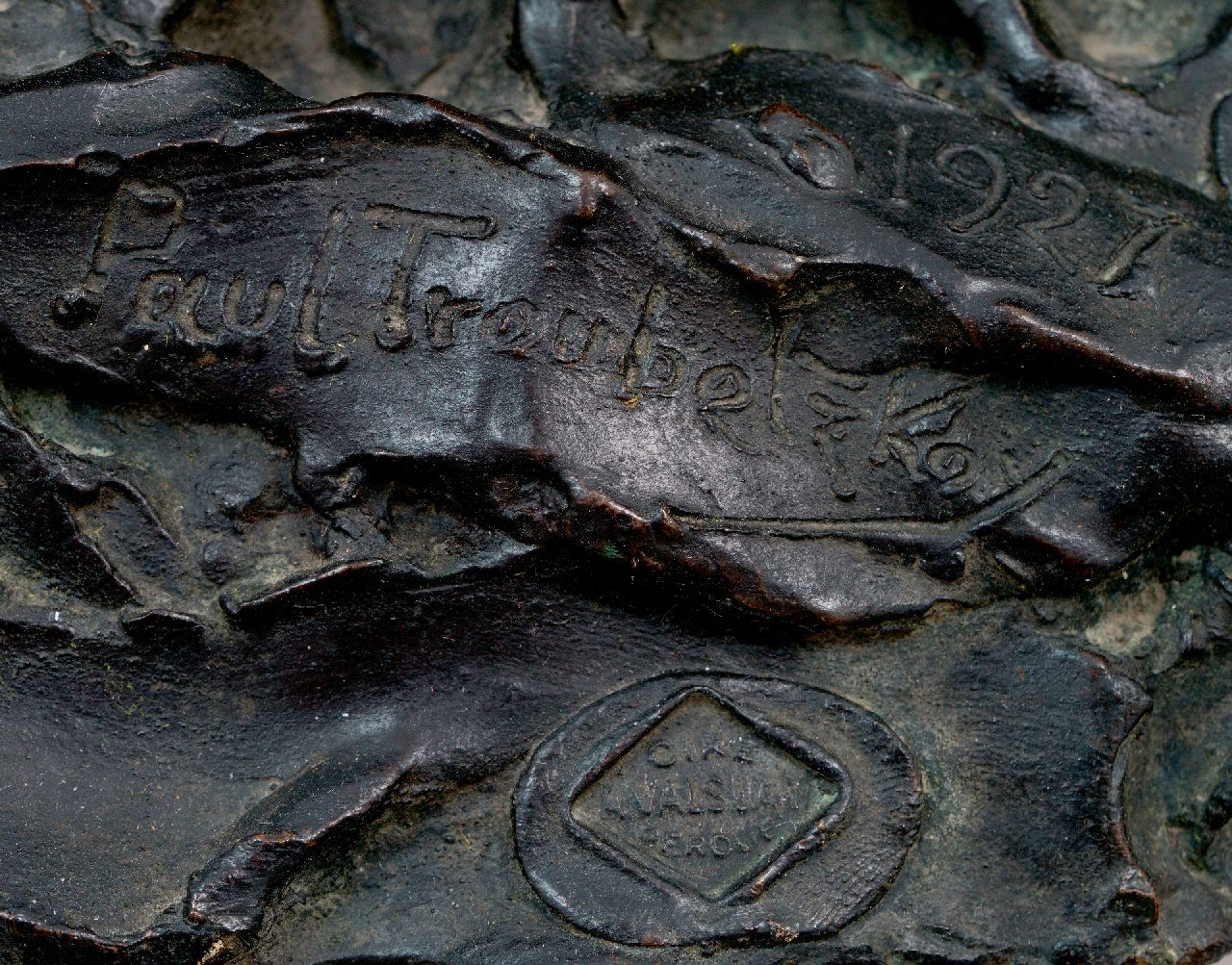 Paul Troubetzkoy signaturen Paard trekt volle wagen