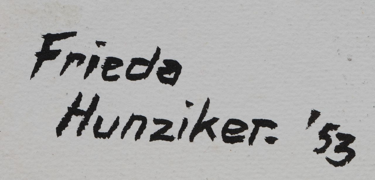 Frieda Hunziker signaturen Insect I