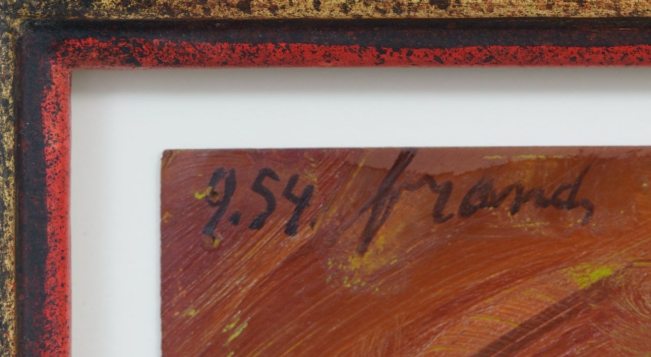 Eugène Brands signaturen Zwarte vaas