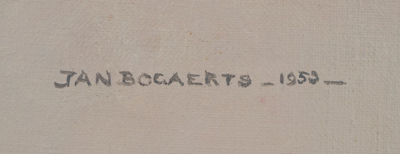 Jan Bogaerts signaturen Stilleven met roemer, stenen kruik en bord met citroenen