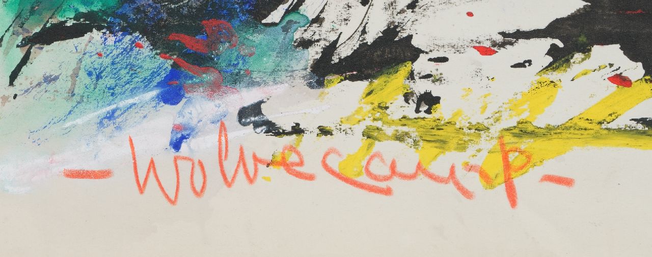 Theo Wolvecamp signaturen Zonder titel