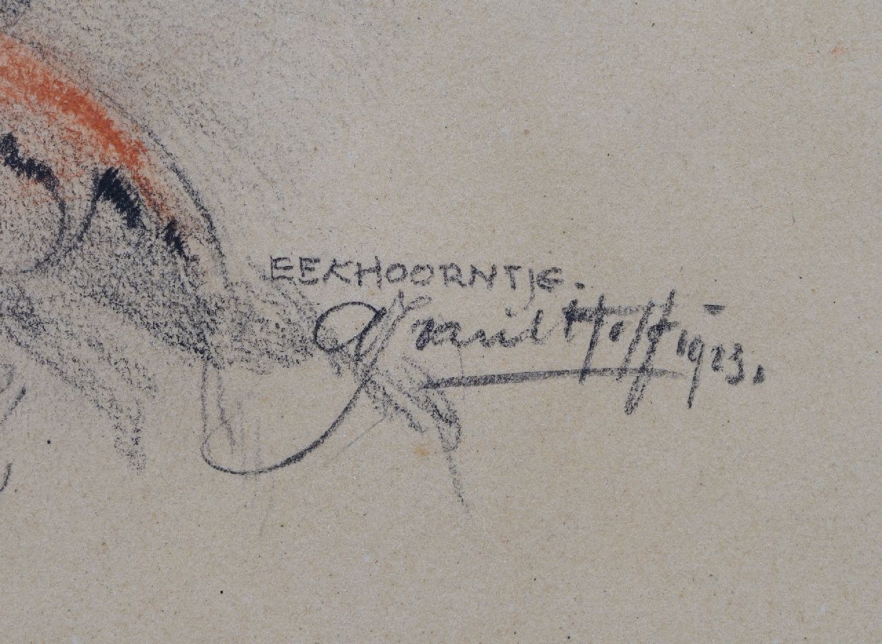 Adriaan van 't Hoff signaturen Eekhoorntje