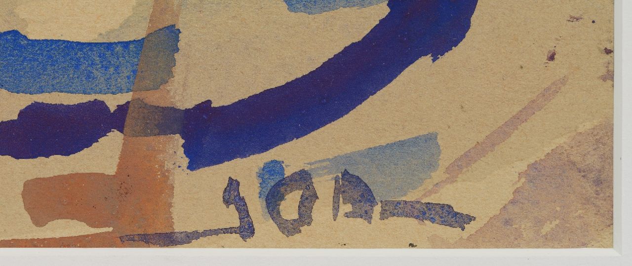 Jan Jordens signaturen Duinlandschap Schiermonnikoog
