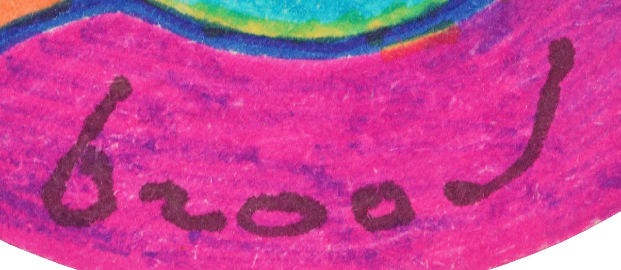 Herman Brood signaturen Bierviltje (27734)