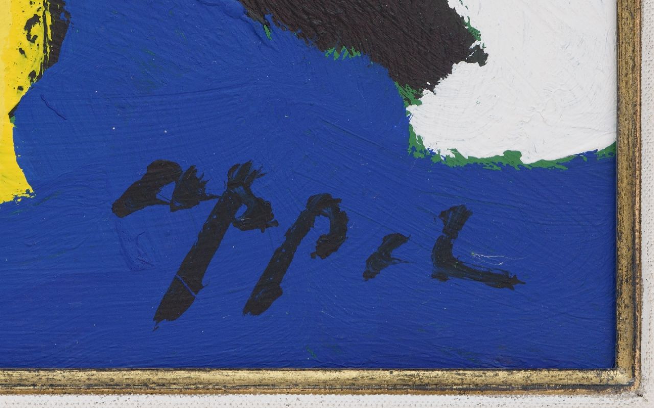 Karel Appel signaturen Zonder titel (Dier)
