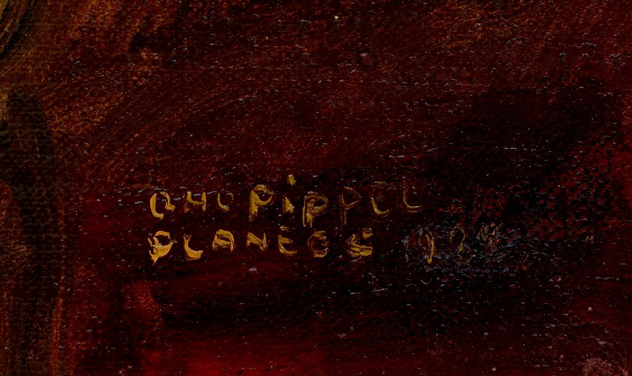 Otto Pippel signaturen Het avonddiner