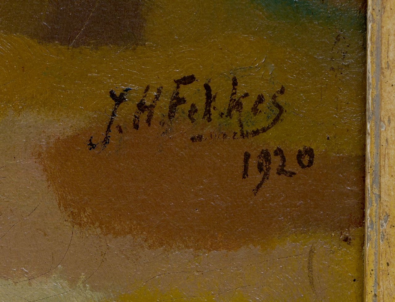 Jan Fekkes signaturen Boslaantje