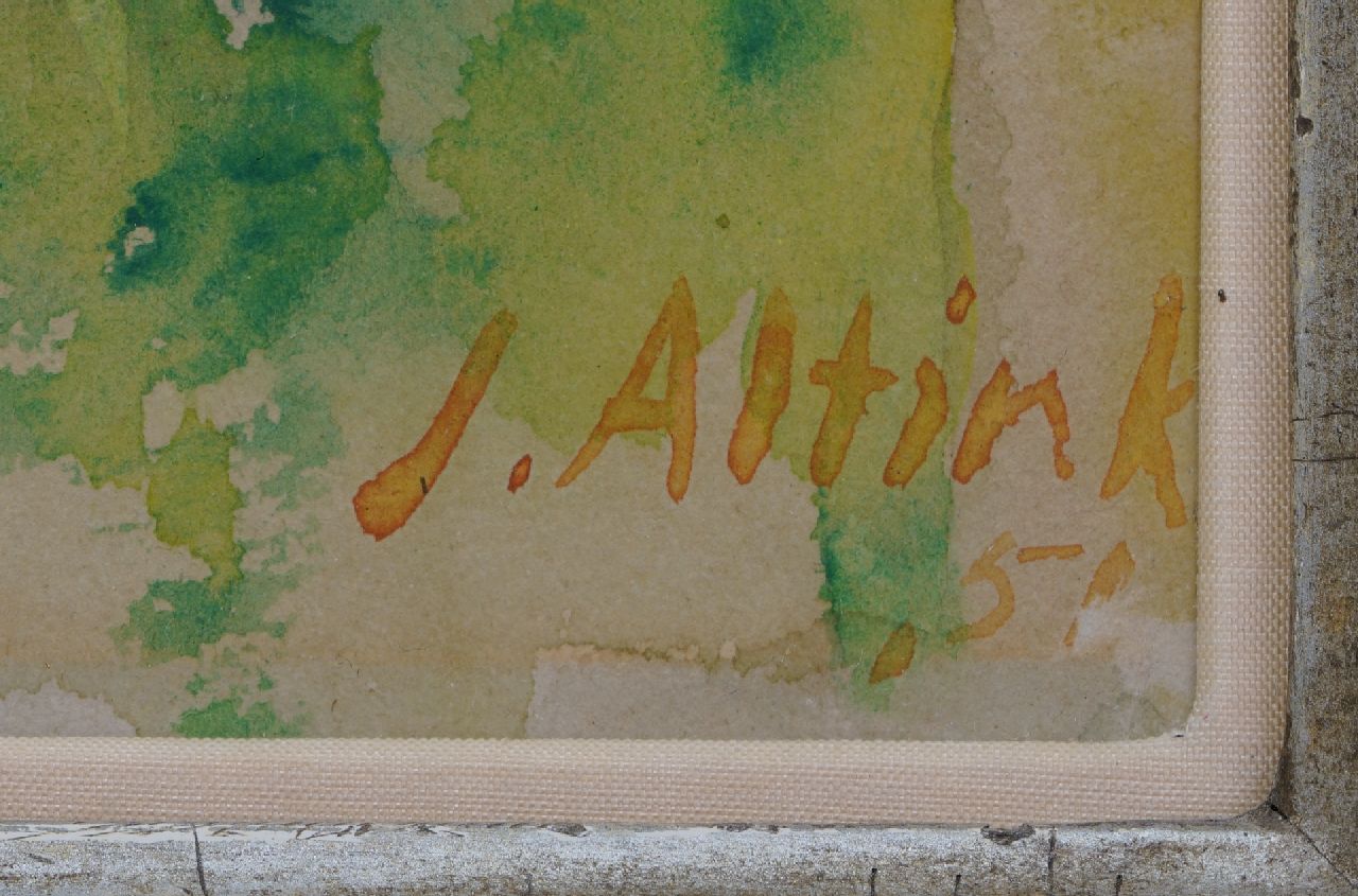 Jan Altink signaturen Landweg, Groningen