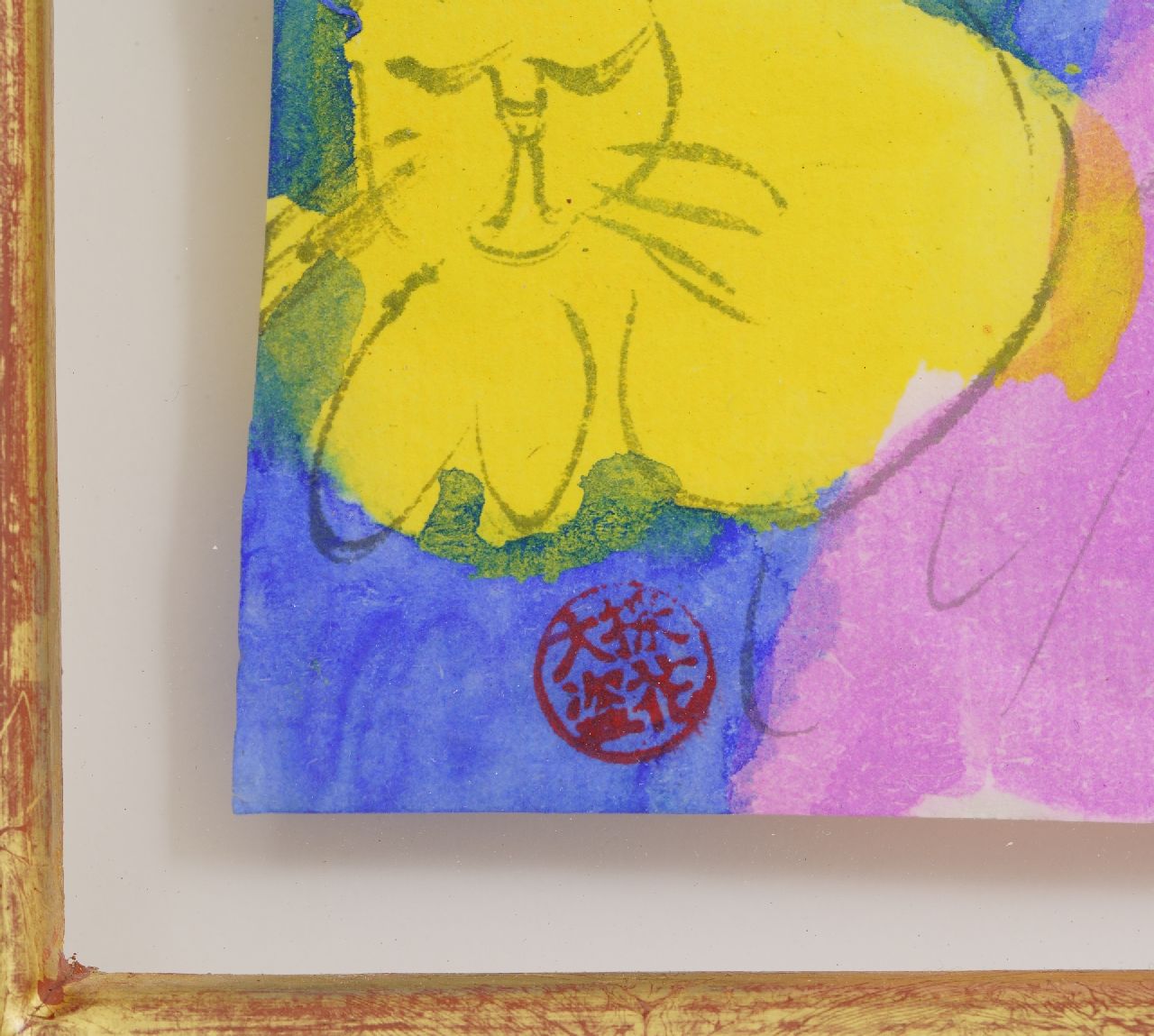 Walasse Ting signaturen Zonder titel