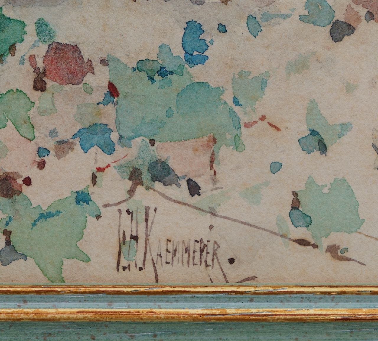 Frederik Hendrik Kaemmerer signaturen De huwelijksreis