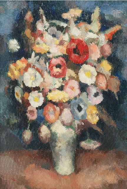 Toon Kelder | Flowers, oil on canvas, 57.2 x 39.4 cm, signed l.l.