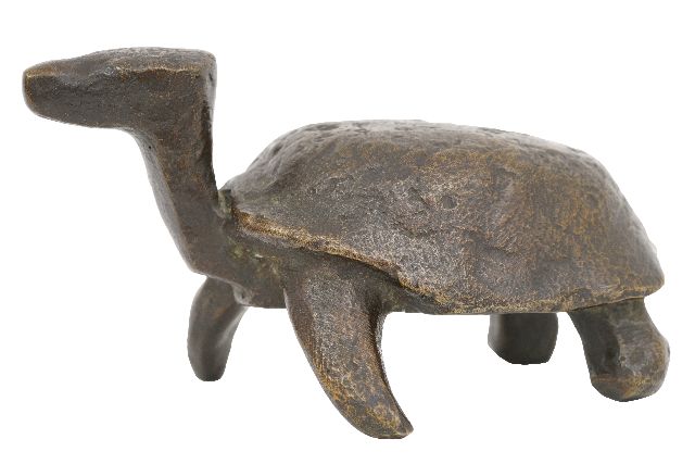 Baisch R.C.  | A turtle, bronze 7.3 x 8.7 cm, signed on the bottom and dated '71