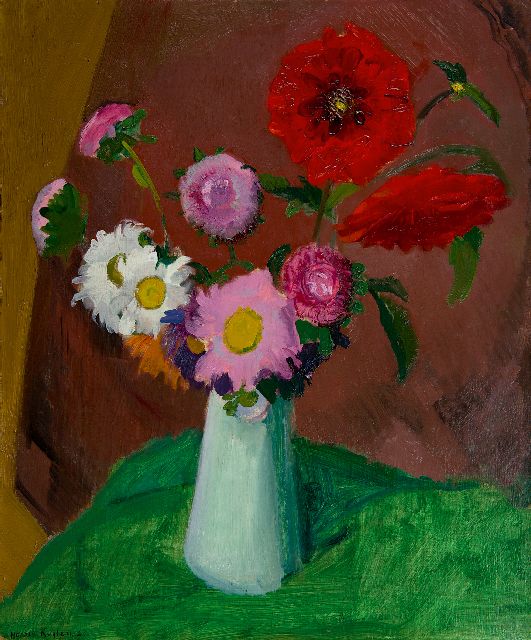 Kuijten H.J.  | A flower still life, oil on canvas 60.3 x 50.2 cm, signed l.l. and dated '25