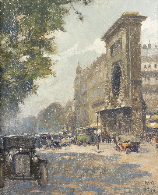 A.P. Schotel | Porte Saint-Denis in Paris, oil on canvas, 57.0 x 47.0 cm, signed l.r. and dated '24