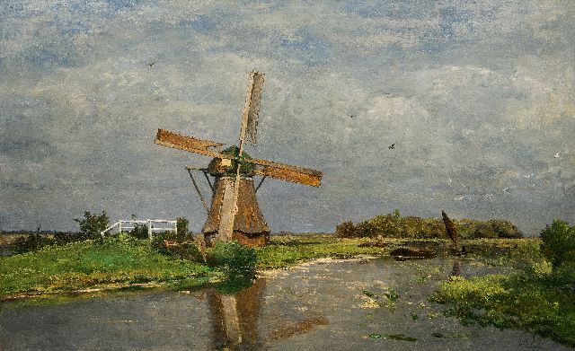 Constan Gabriel | Summer (polder near Giethoorn), oil on canvas, 90.8 x 151.0 cm, signed l.r. and painted ca. 1875