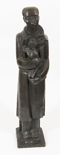 Cantré J.  | Ecce homo, bronze 81.3 cm, signed on the base