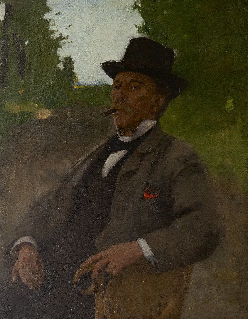 Witsen W.A.  | Portrait of Jonas Witsen, the painter's father, oil on canvas 100.2 x 78.6 cm, painted ca. 1890