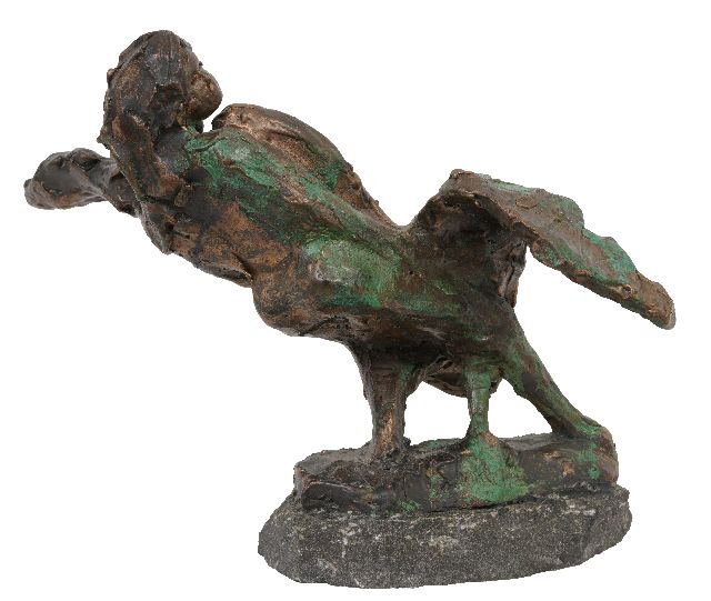 Bakker W.F.  | -, bronze 22.0 x 26.0 cm, gesigneerd op de basis