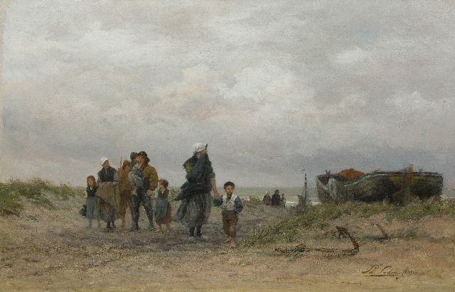 Sadée P.L.J.F.  | Return of the fishing fleet, oil on canvas 72.5 x 102.3 cm, signed l.r. and dated 1903