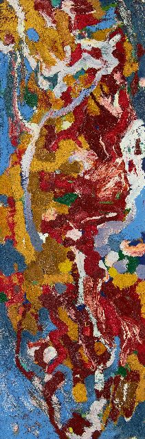 Hunziker F.  | Fata morgana, olieverf op doek 150,0 x 50,0 cm, gesigneerd op spieraam en te dateren ca. 1960