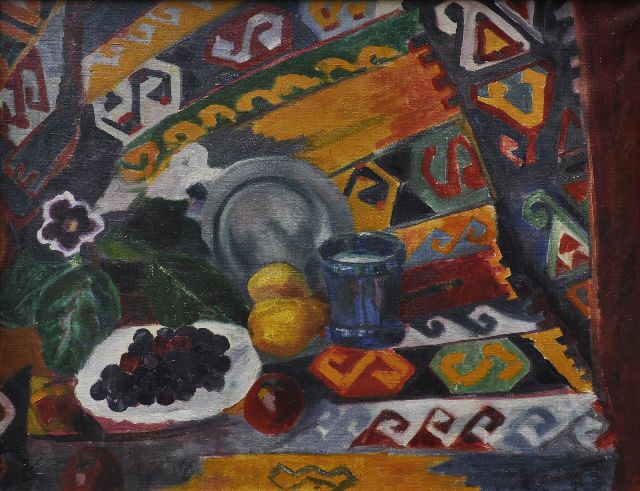 Kees Maks | A still life on a kelim, oil on canvas, 70.3 x 90.6 cm, signed l.r. (indistinctly)