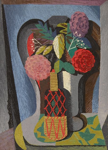 Frieda Hunziker | Still life with flowers, oil on canvas, 70.2 x 50.4 cm, signed l.l. and dated 7-1946