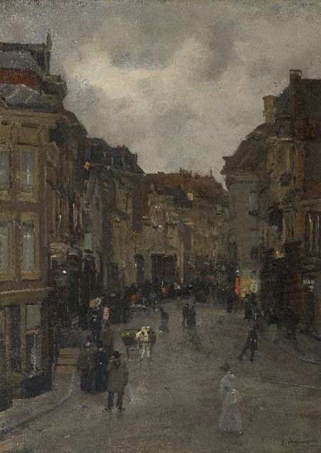 Floris Arntzenius | Stadsgezicht, Den Haag, olieverf op doek, 36,5 x 50,9 cm, gesigneerd r.o.