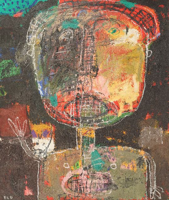 Eloyan A.  | Zonder titel, olieverf op doek 130,3 x 110,0 cm, gesigneerd l.o. en verso