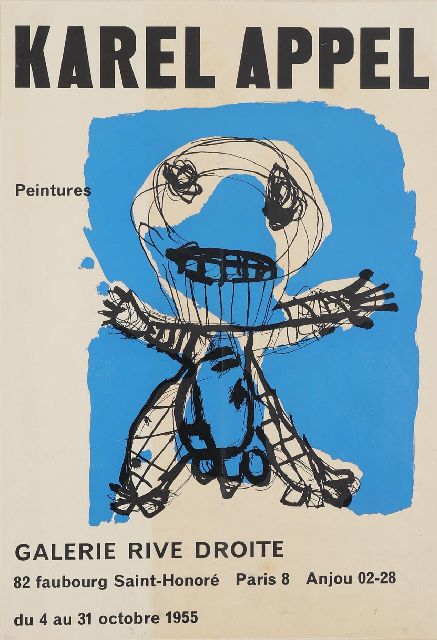 Karel Appel | Affiche van Karel Appel
