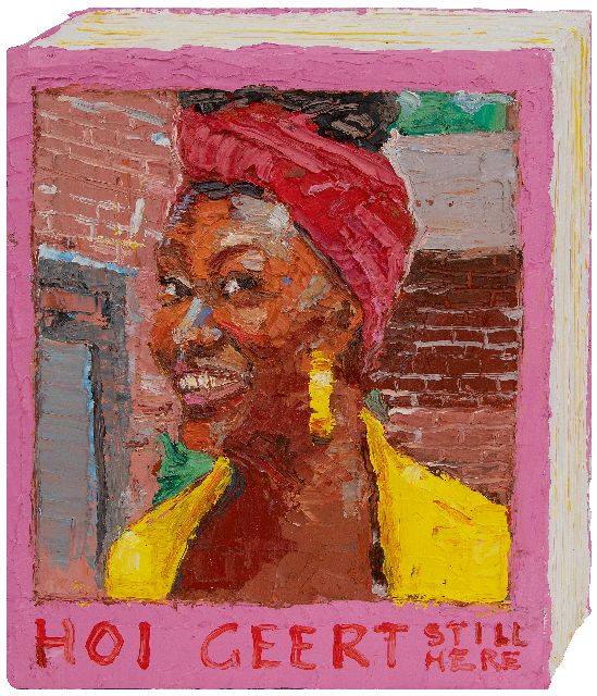 Carlos Blaaker | Still here, olieverf op paneel, 34,0 x 29,5 cm, gesigneerd op linker zijkant en gedateerd op linker zijkant 25